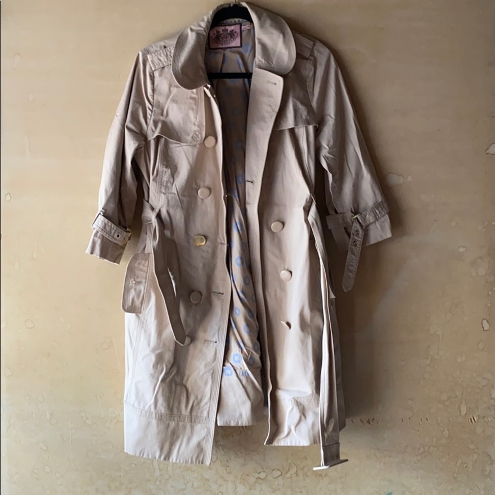JUICY COUTURE, Khaki Trench Coat